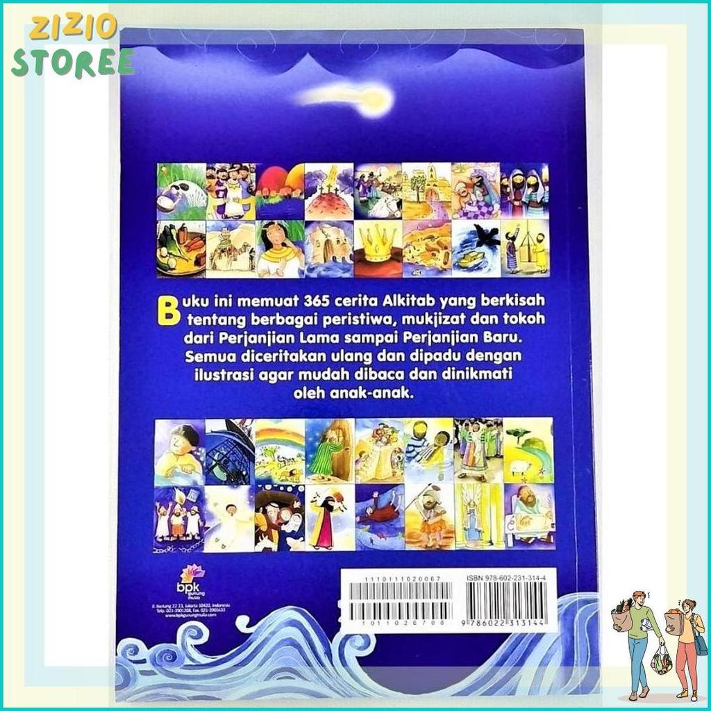 365 Cerita Alkitab Untuk Anak Buku Cerita Alkitab Kristen Anak Bergambar New