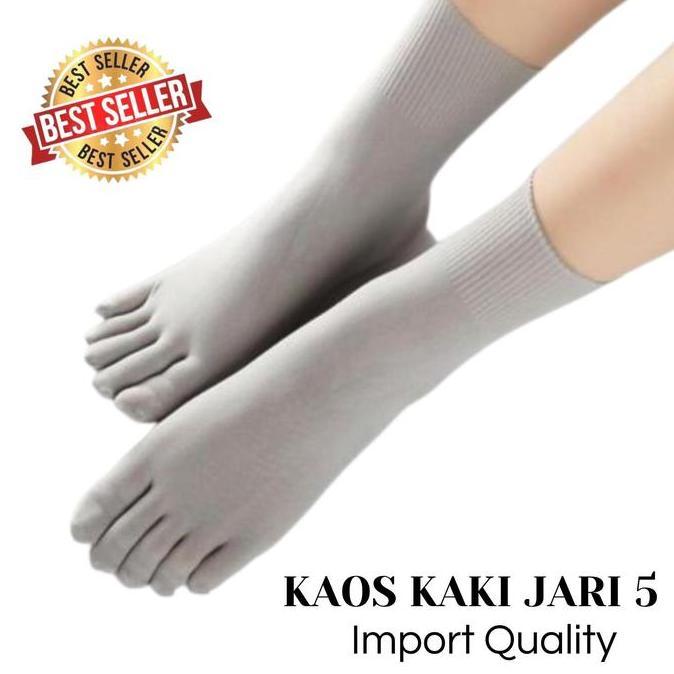 Rrshoes- Kaos Kaki Wanita 5 Jari / Kaos Kaki Jari 5 Import / Kaos Kaki Wanita Poliester Jari 5 / Kao