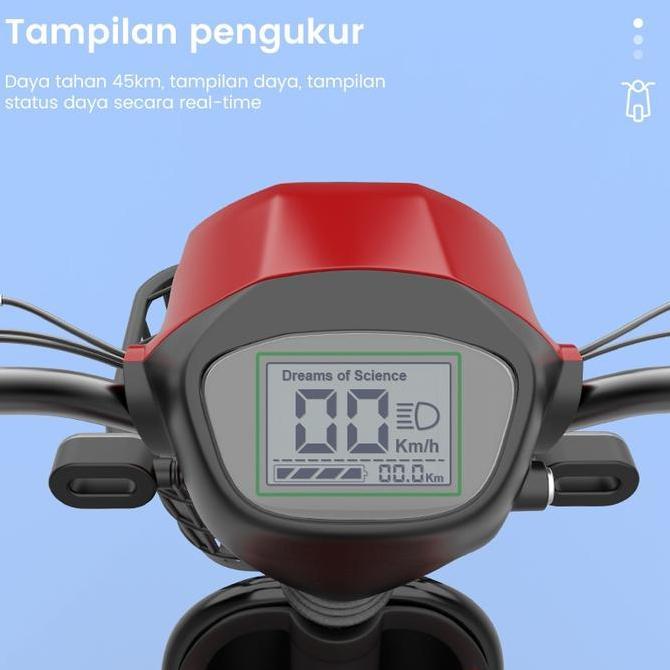 Terlaris Geekman Sepeda Listrik Dewasa Sepeda Motor Listrik 48V 12Ah Sepeda Listrik Dengan Peda