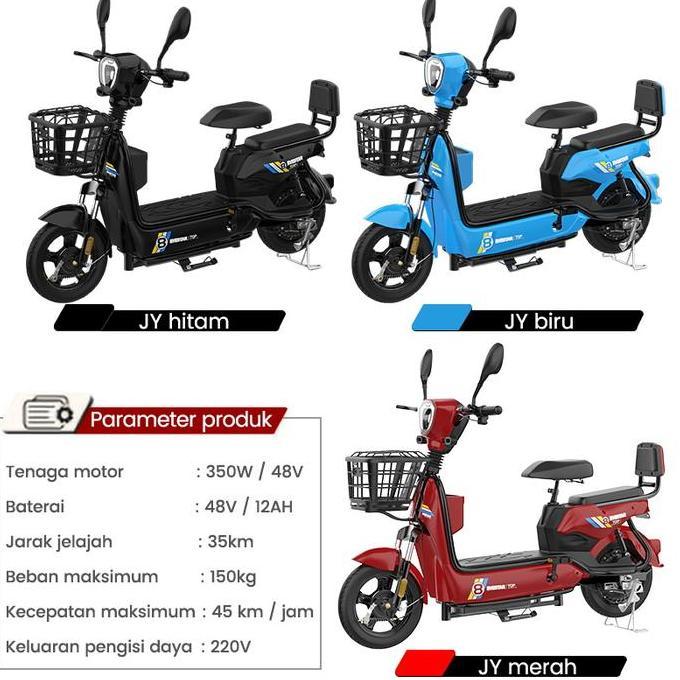 Terlaris Sepeda Listrik Dewasa Sepeda Motor Listrik 48V 12Ah Sepeda Listrik