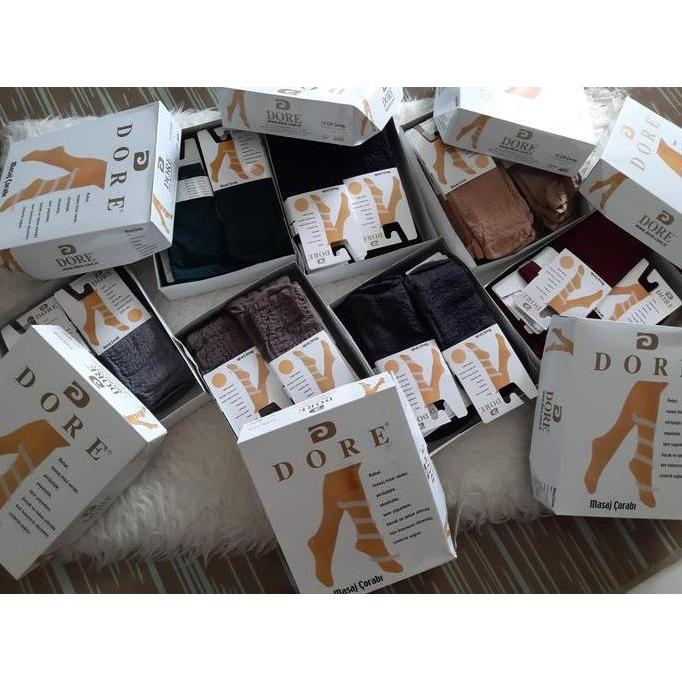 Rrshoes- Kaos Kaki Dore Masaj Corap Kaos Kaki Made In Turki Turkey Turkish Stocking Ve Opaque Socks 