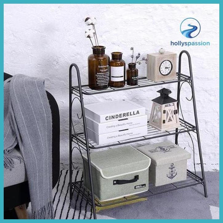 (ORI) RAK SEPATU SUSUN RAK POT BUNGA SUSUN BESI RAK BESI 121-50 KECANTIKAN PESTA DEKORASI KOSTUM