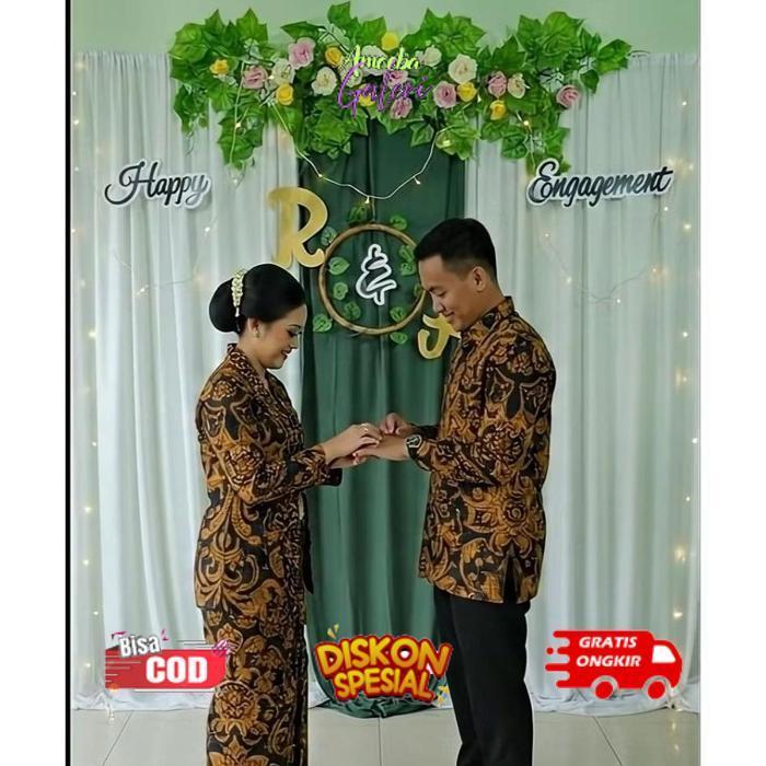 AMOEBAGALERI DEKORASI LAMARAN PAKET BACKDROP TUNANGAN WEDDING AKAD SIMPLE UKURAN 2,5 METER TIARAMUST