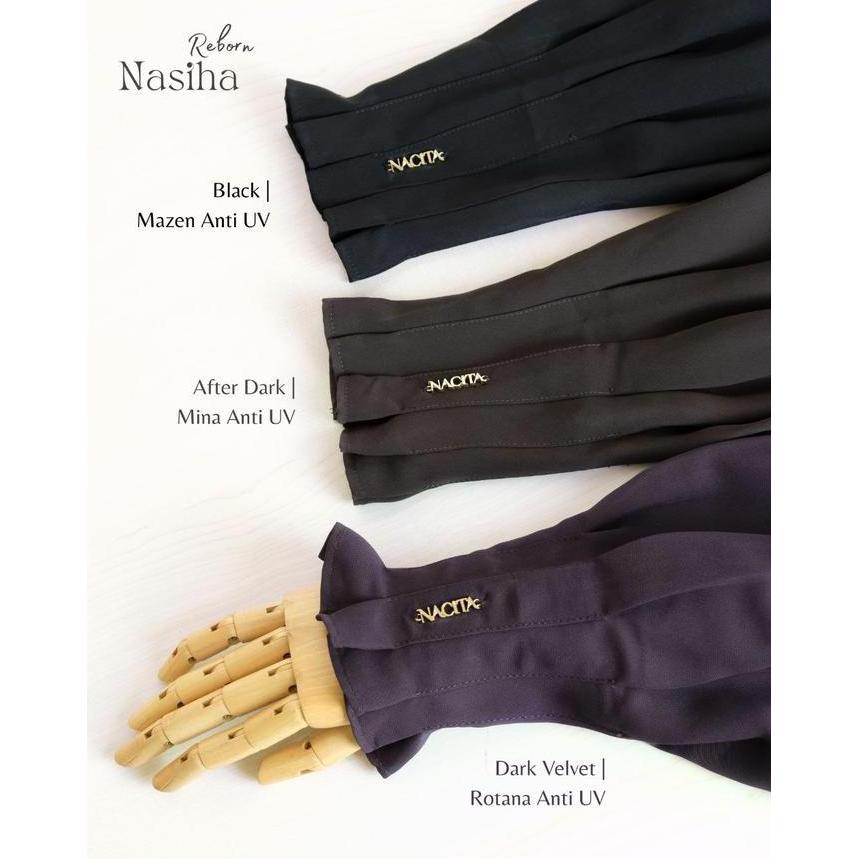 Nasiha Reborn by Nacita Gamis Abaya Syari Gamis Abaya Set Khimar Mazen Mina Rotana Kain Sultan Anti 
