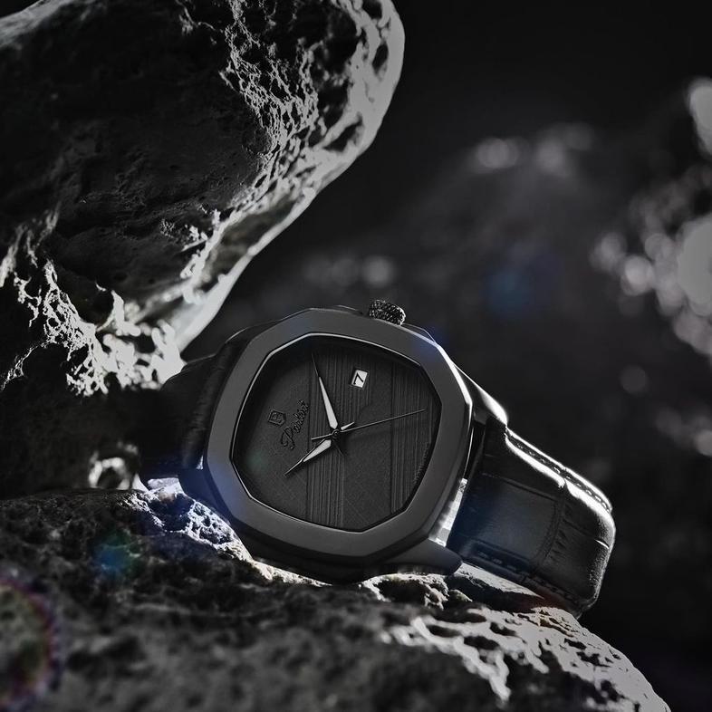Wl Jam Tangan Pria Parlent Gallant Graphite Black