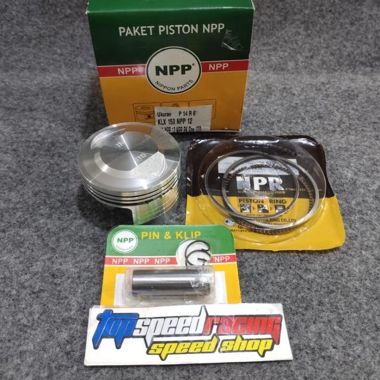 PISTON KIT NPP SEHER KLX 150 PEN 14 UKURAN 61, 61,5 , 62 ,62,5 , 63