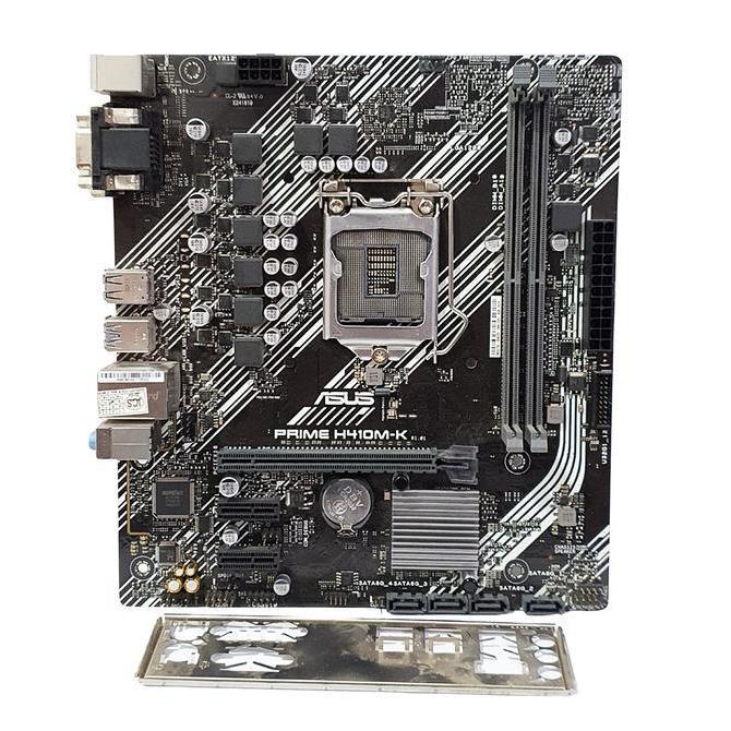 promo ASUS Prime H410M K | LGA 1200 Motherboard Mobo H410 M H410M-K terlaris