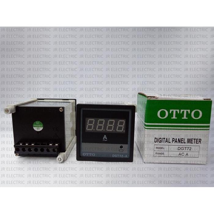 OTTO Panel Amper Ampere Volt Hz Frequency Meter Digital DGT-72