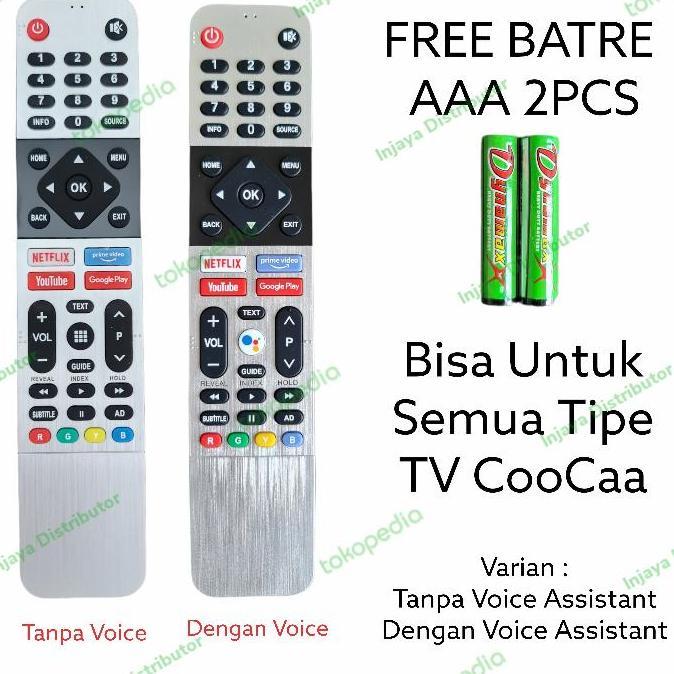 Remote Tv CooCaa Smart TV Android TV Promo