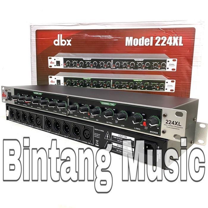 Crossover Dbx 224Xl 4 Way Stereo Plus Subwoofer / Dbx 224 Xl Bisa Cod Dbx 224Xlfier Mixerfier Mixer 