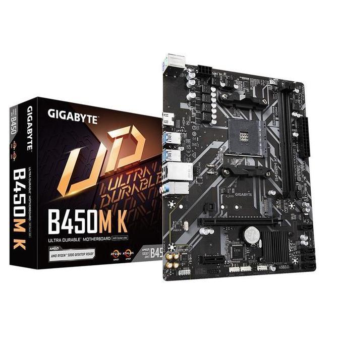 Motherboard Gigabyte B450M K  / B450M-K Socket AM4 DDR4 Terlaris