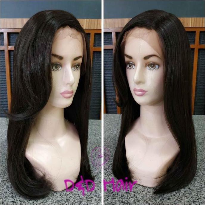 Wig Rambut - D&D1779 - Darkbrown - Front Lace Wig Promo