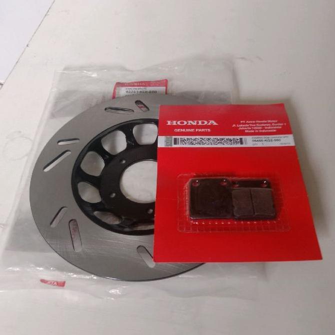 Piringan Cakram Depan Plus Kampas Rem Honda Gl Pro Gl Max Kualitas Ori.