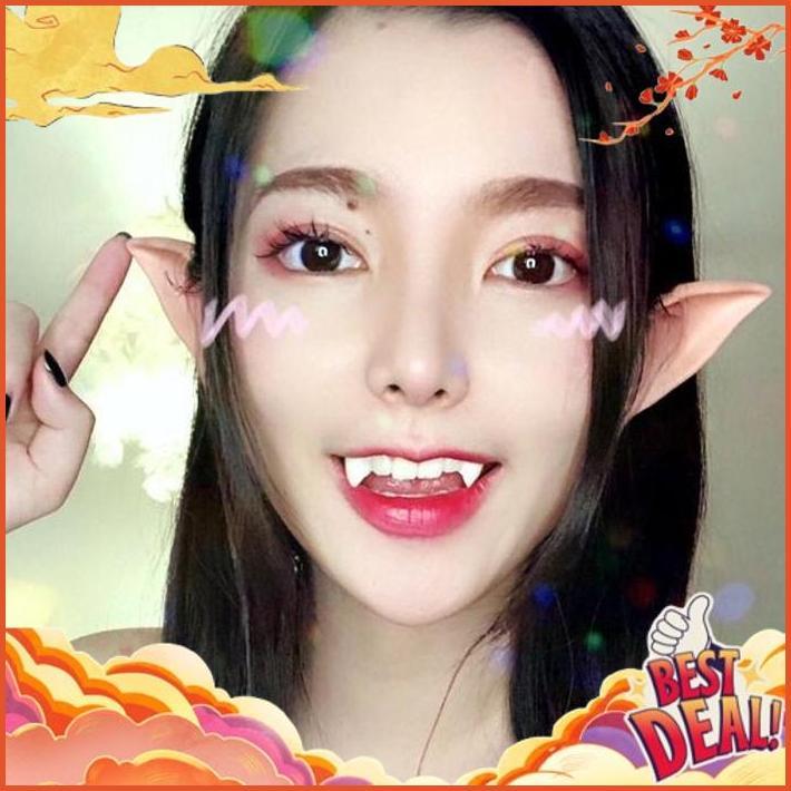 Terbaik Gigi Taring Palsu Fake Teeth Mainan Vampire Dracula Cosplay Zombie Serigala