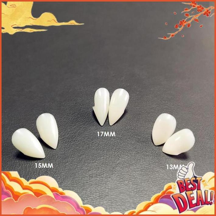 Trending Csp014 Gigi Taring Palsu Palsu Aksesoris Cosplay (Tanpa Box & Tanpa Lem)