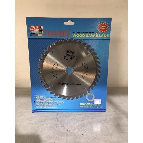 Best- mata gergaji kayu 7 inch / mata gergaji kayu 7x40t fujiyama / mata circular saw kayu tct 7 inc