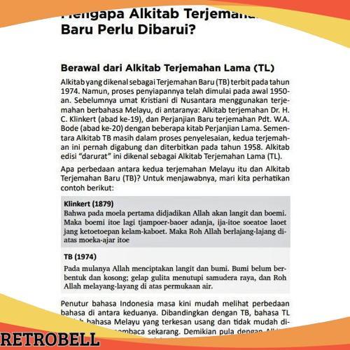 Alkitab Anak Kristen Kecil TB2 034 Astronot Terjemahan Baru 2 LAI Mini Sampul Tali Cuci Gudang