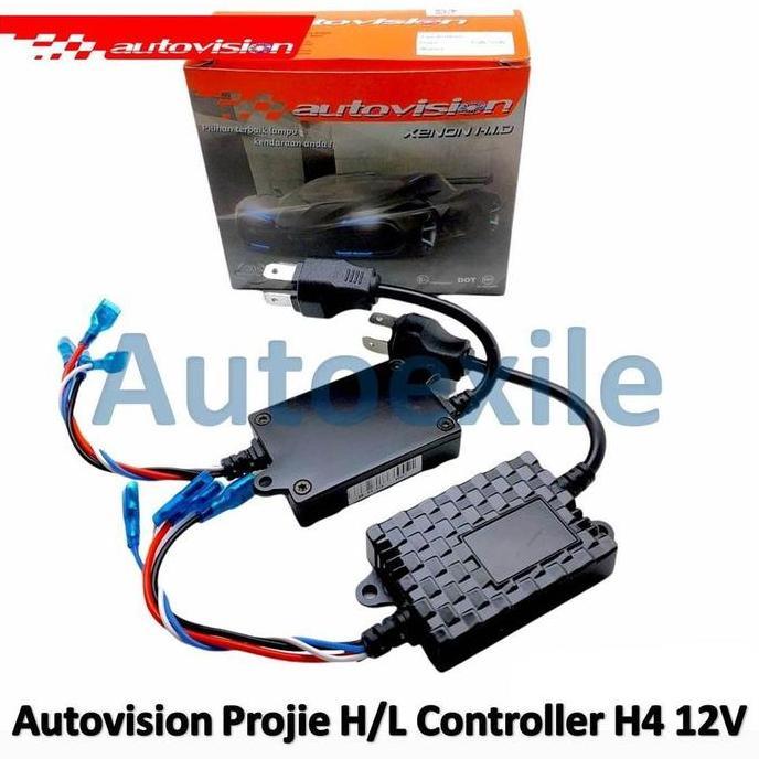 promo Autovision BiLED BiXenon Projector High Low Beam Adaptor Controller H4 DC 12V Original Alat At
