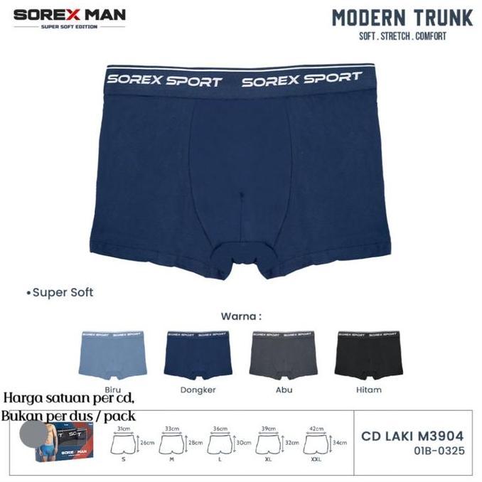 Ytta- Sorex Man Cd 3904 Sport - Celana Dalam Boxer Pria