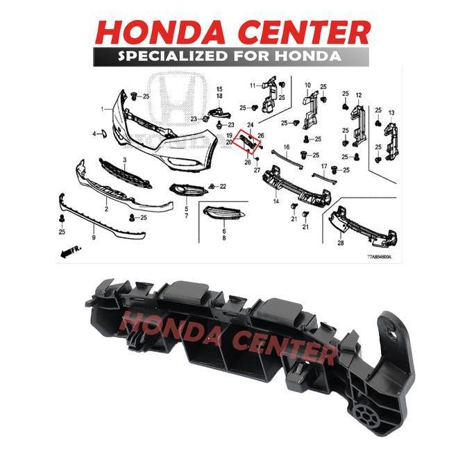 BRACKET BUMPER DEPAN KIRI HRV BREKET BUMPER DEPAN KIRI HRV 2015 2016 TERMURAH