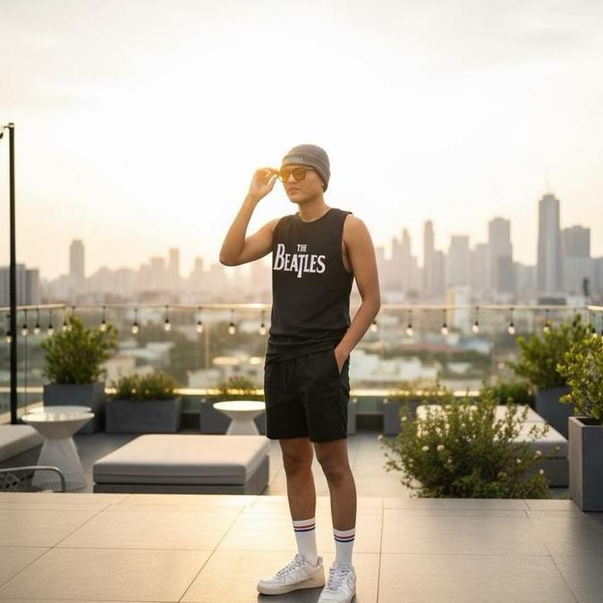 Ytta- Singlet Pria Kaos Dalam Katun 30S Premium Pantai Santai Singlet Gym 39 Lelbong Tanktop Tangtop