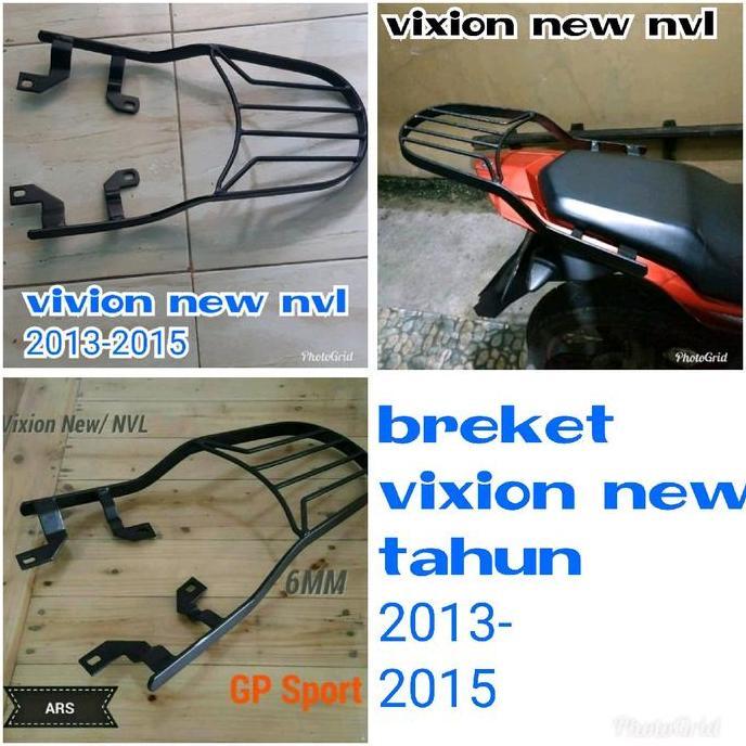Breket Motor VIXION NEW 2013-2015 Behel Bracket Hollow Breaket Braket Begel Dudukan Box Rak Bagasi B