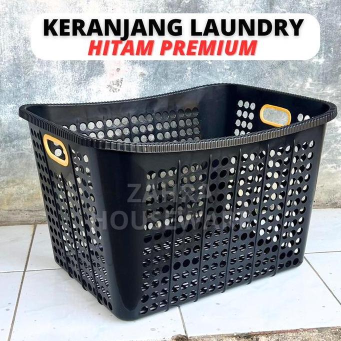 New- Keranjang Baju Pakaian Kotor Keranjang Laundry Plastik Besar Tinggi Kuat Berkualitas