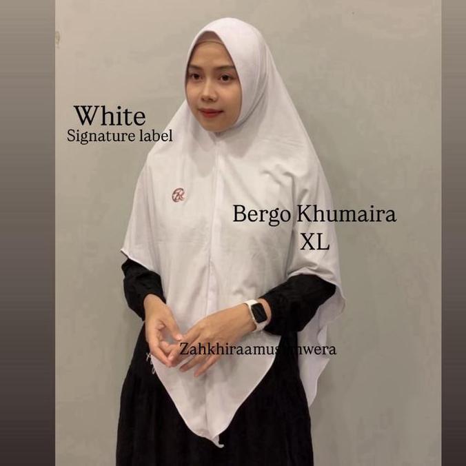 New- Bergo Khumaira Jumbo Zahkhiraa Hijab Jersey SyarI Signature Label