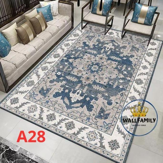 Karpet Lantai Eropa Import Polyester New Motif