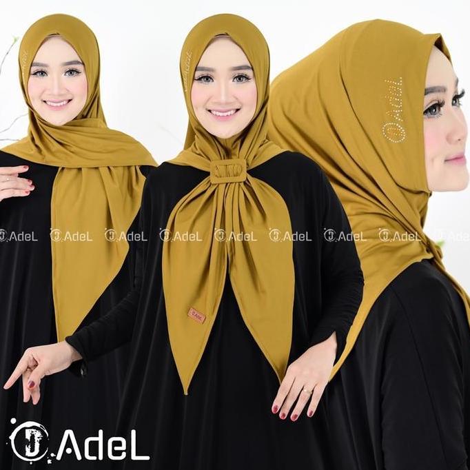 New- Instant Hijab Segitiga Oval Malay Instan 'Hana' Original Produk By D Adel Kerudung Muslim Hijab