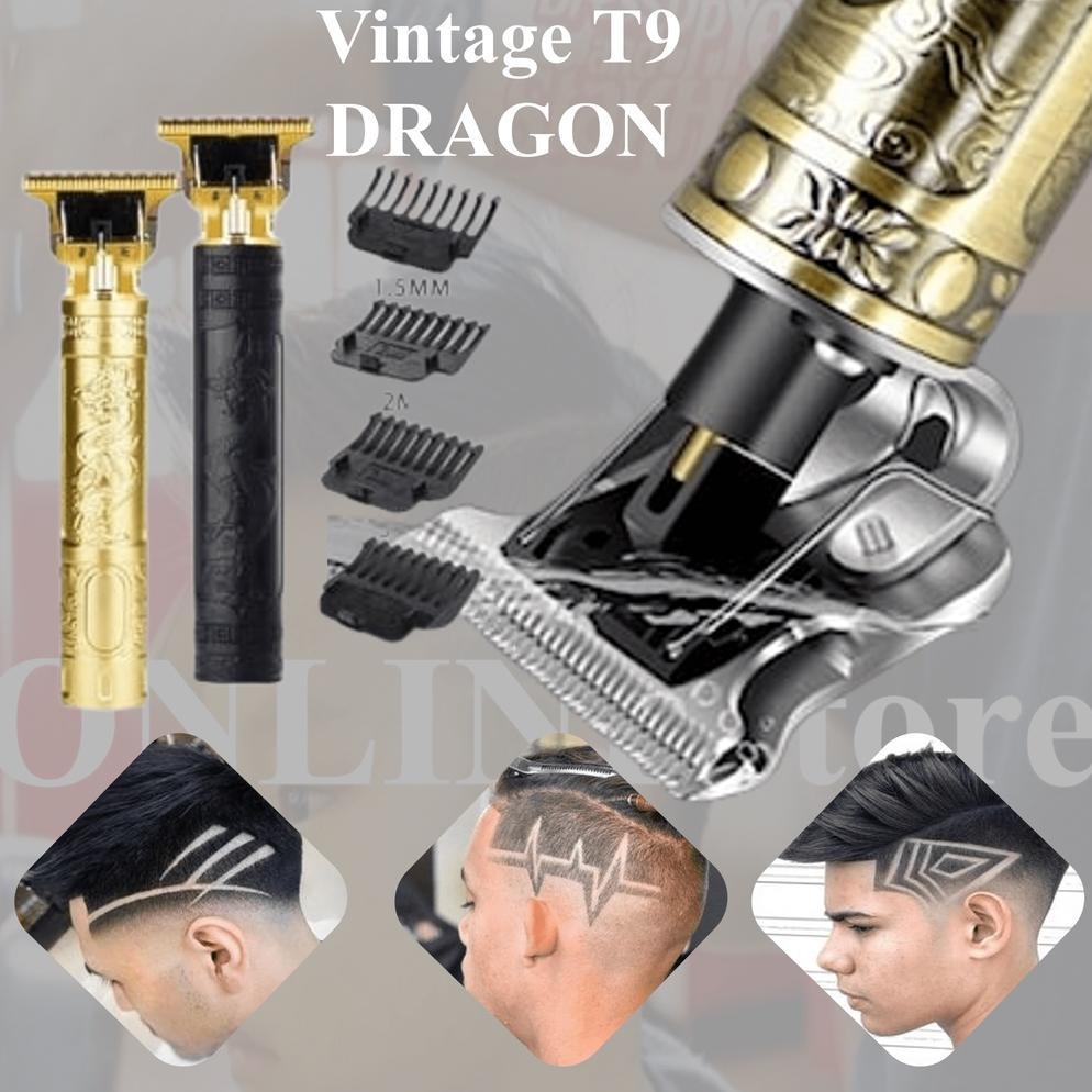 Alat Cukur Mini Portable Elektrik Pencukur Rambut Kumis Jenggot Jembut Pria Wanita Vintage T9