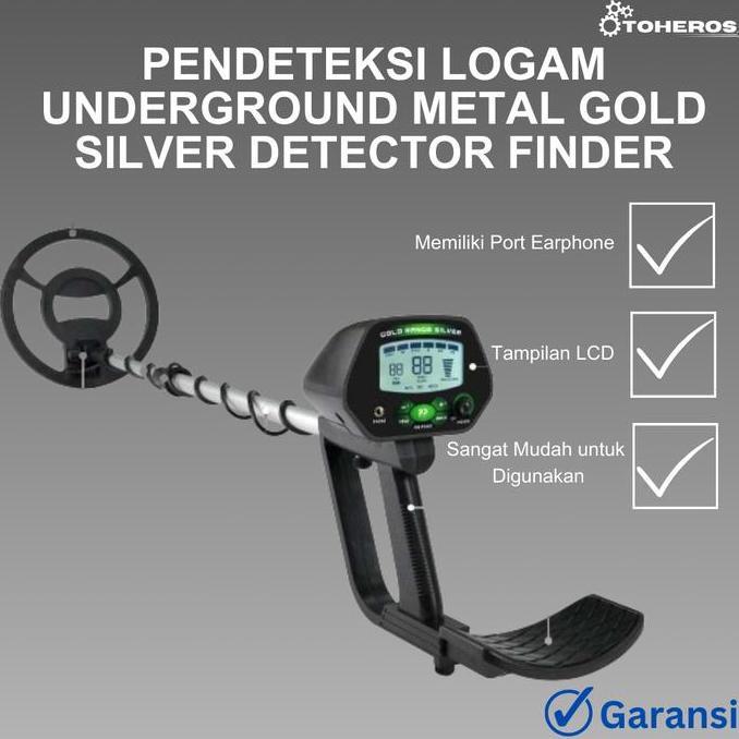 Gold Detector Metal Alat Deteksi Logam Underground Metal Gold Silver Detector Finder Promo