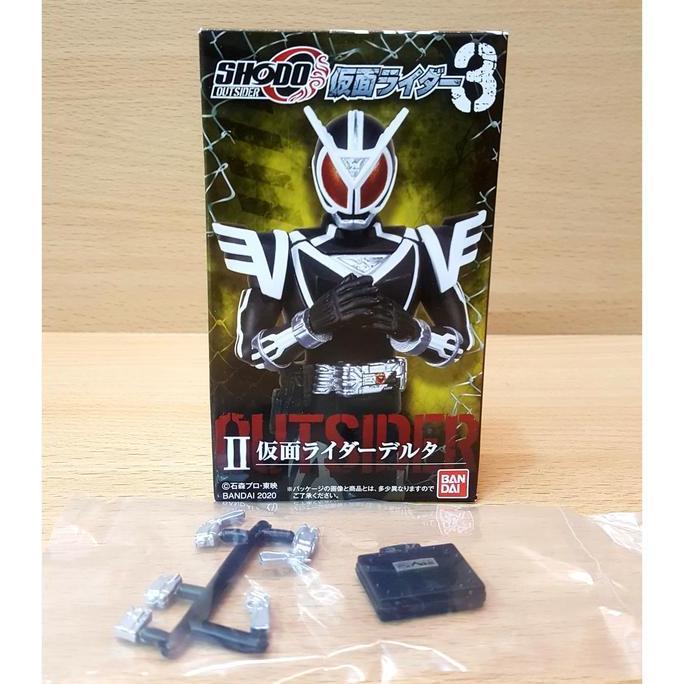 SHODO-O OUTSIDER KAMEN RIDER 3 [FAIZ] KAMEN RIDER DELTA + EXTRA PARTS KODE 902
