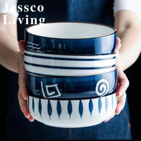 Mangkok Sop Sayur Wadah Saji Ceramic Bowl 8 inch MH-321