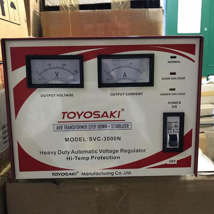 Promo Avr Transformer Step Down+Stabilizer 3000w-220v to 100v-110v-115v-120v Diskon