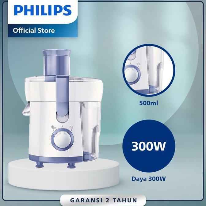 Philips Daily Collection Juicer HR1811/71 - Putih Juicer Philips Blender Juicer Philips Juicer
