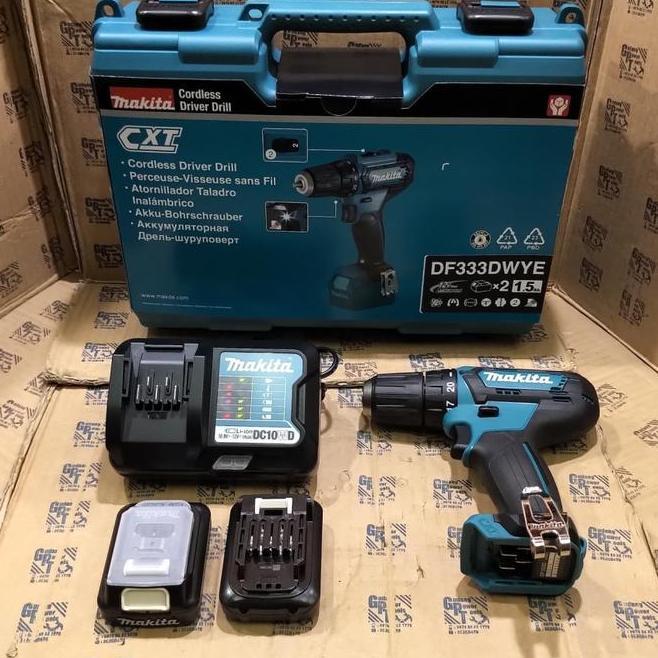 Mesin Bor Bor Cordless 12V Makita Df333 Df 333 Df333Dwye