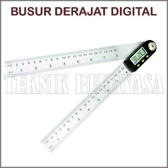 MISTAR DERAJAT STAINLESS / BUSUR DERAJAT DIGITAL / DIGITAL PROTRACTOR