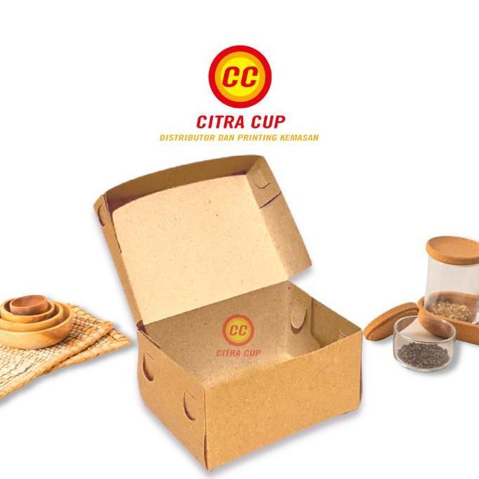 Good- Dus Snack Kraft 14x10x7/ box snack/ Dus Bolu/ dus donat/ dus kue/