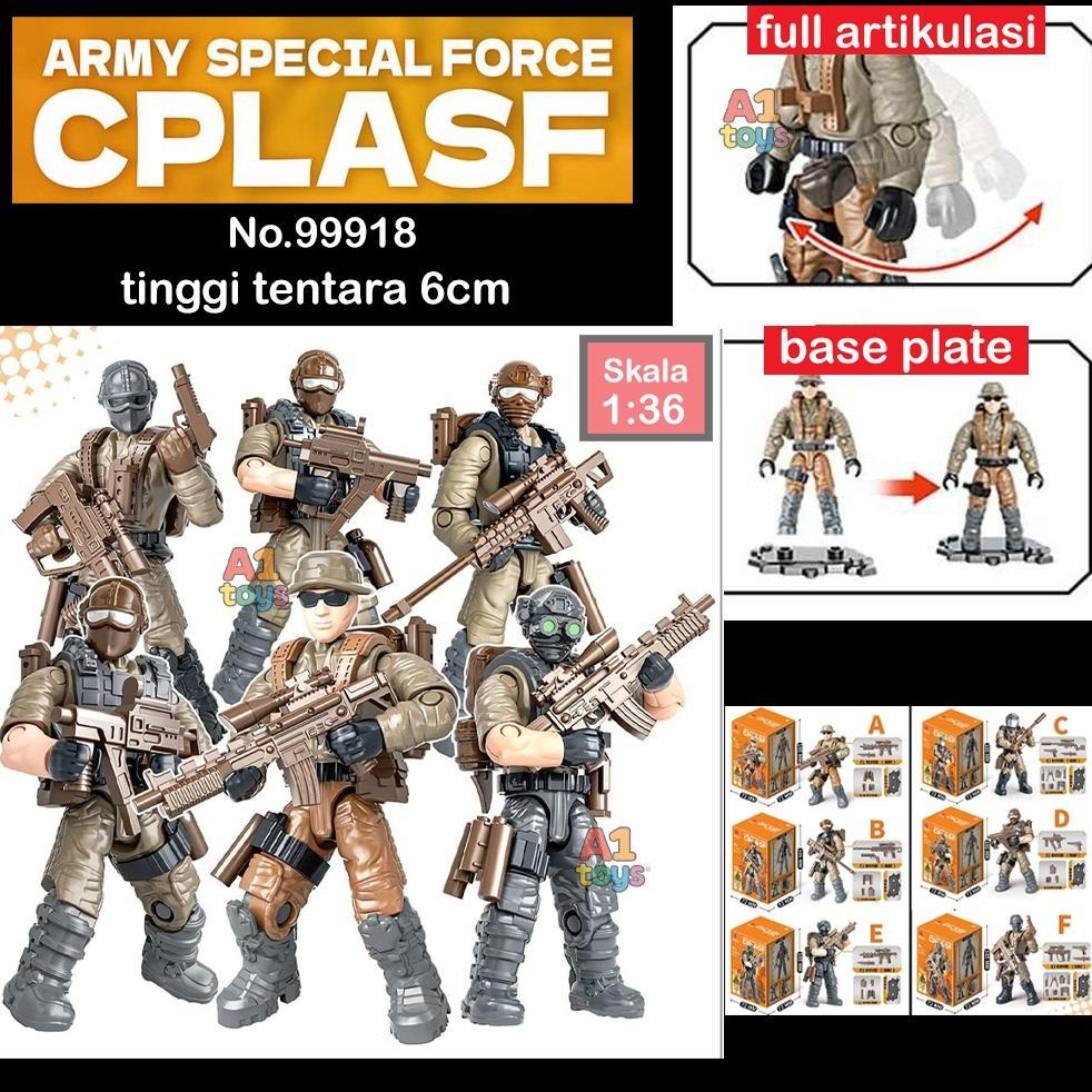 Mainan tentara mini figur tentara mainan polisi mini mainan SWAT mainan perang perangan mainan tenta