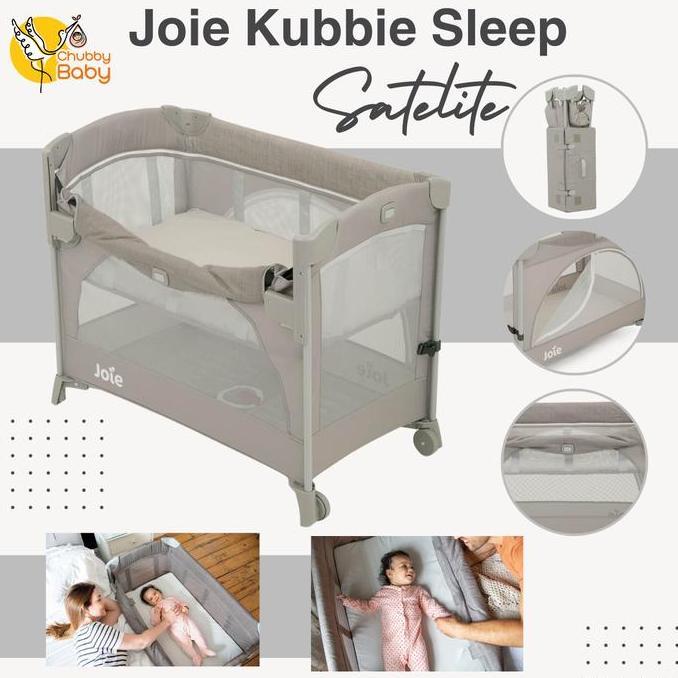 Terlaris Joie Kubbie Sleep Side Bed Baby Box Playard - Tempat Tidur Bayi Lipat