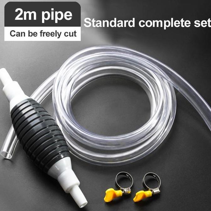 Hiww- Pompa Tangan Manual Hand Siphon Pemindah Air Minyak Bensin Mobil