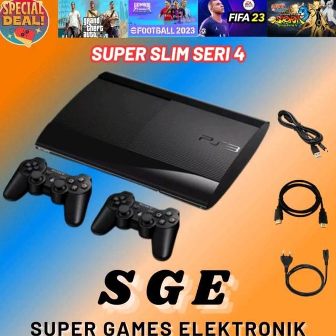 Terlaris Ps3 Super Slim 1Tb / 500Gb 2Stick Segel Void Playstation