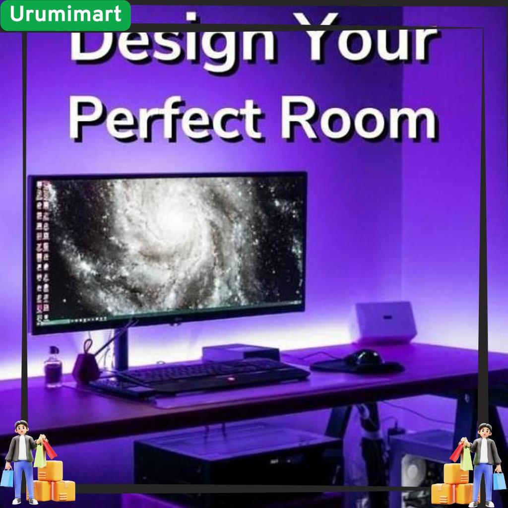 [Waterproof] Lampu led strip rgb 16 warna lampu kamar neon tiktok New