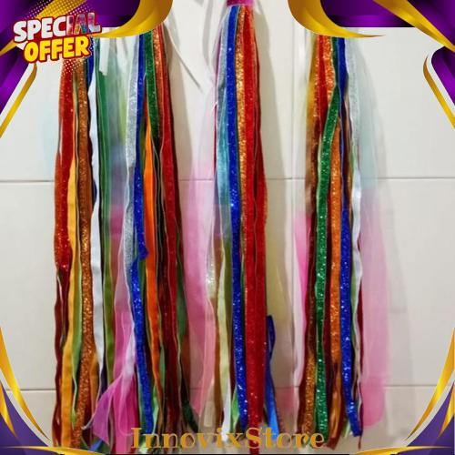 Tassel Rumbai Tamborin Gereja Pita Bludru Alat Tari Super