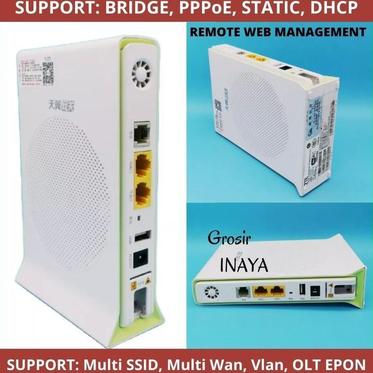 ONU EPON ROUTER WIFI ZTE F452 PLUS ADAPTOR