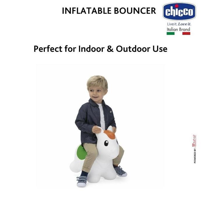 Expert- CHICCO Toy Inflatable Bouncer 2Y+ / Kuda Kudaan Anak / Kuda Kudaan Karet / Kuda Karet Mainan