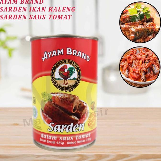 Sarden Ikan Kaleng * Ayam Brand * Sarden Saus Tomat * 425gr WAR
