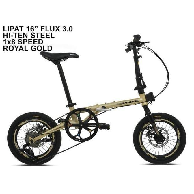 Terlaris Sepeda Lipat Pacific Flux 3.0 16" (Sepeda Lipat