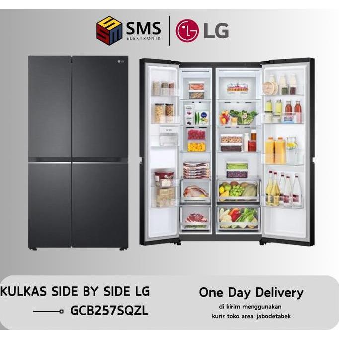 LG GC-B257SQZL Kulkas LG Side By Side GCB257 257SQZL GCB257SQZL